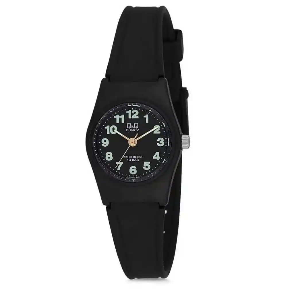 Reloj Qq Qyq Vp35j010y Deportivo Goma Dama + Estuche