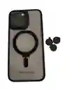 Estuche Para Iphone 15 Pro Max Focus Duo Kit Lentes Negro