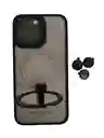 Estuche Para Iphone 15 Pro Max Focus Duo Kit Lentes Negro