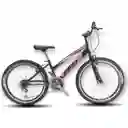 Bicicleta Todo Terreno - Rin 26 Doble Pared Atila 18 Cambios - Negra Con Rosa