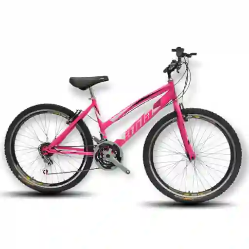 Bicicleta Todo Terreno - Rin 26 Doble Pared Atila 18 Cambios - Rosa