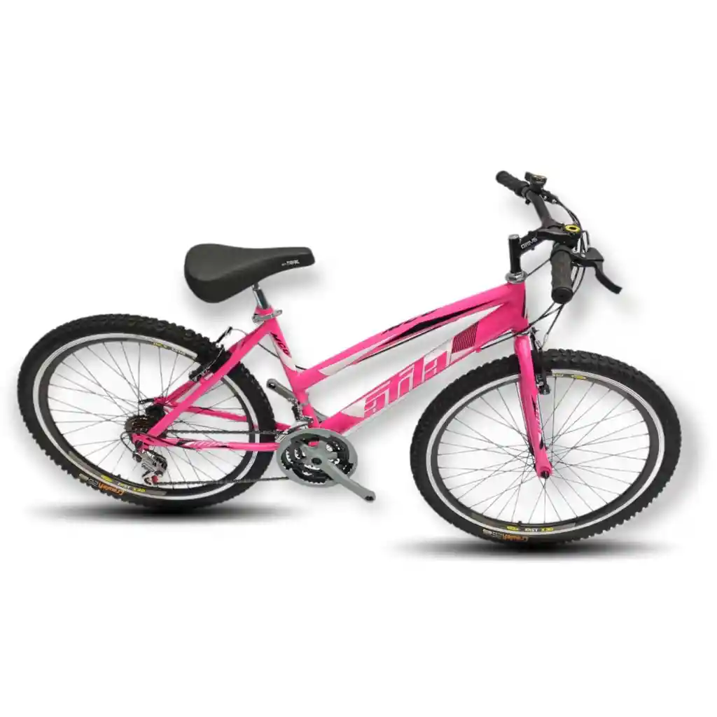 Bicicleta Todo Terreno - Rin 26 Doble Pared Atila 18 Cambios - Rosa