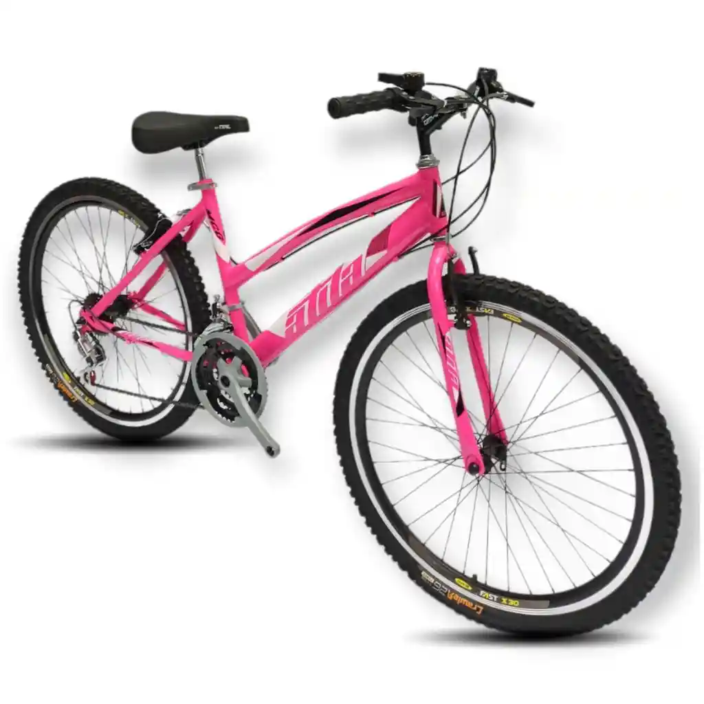 Bicicleta Todo Terreno - Rin 26 Doble Pared Atila 18 Cambios - Rosa