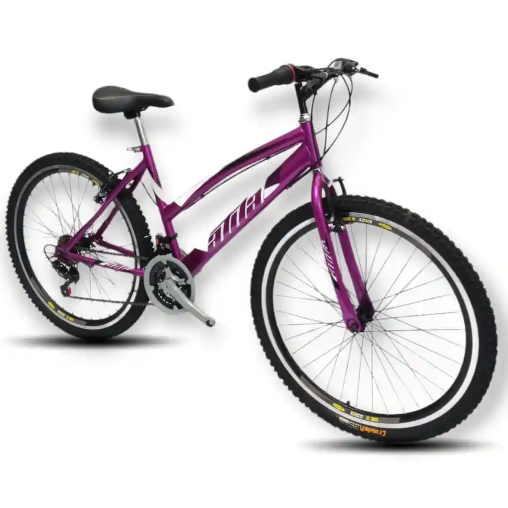 Bicicleta Todo Terreno - Rin 26 Doble Pared Atila 18 Cambios - Violeta