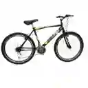 Bicicleta Todo Terreno - Rin 26 Doble Pared Atila 18 Cambios - Negro Con Amarillo