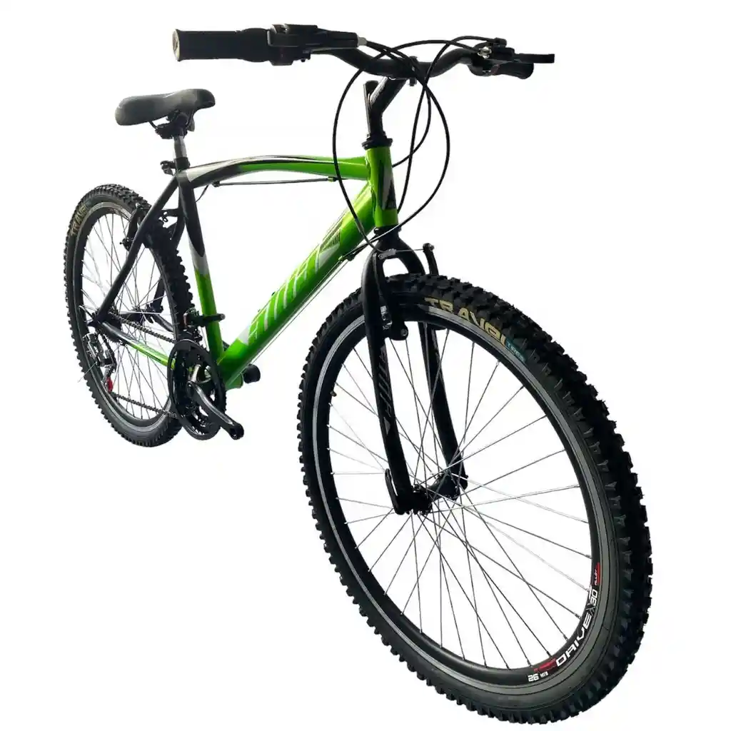 Bicicleta Todo Terreno - Rin 26 Doble Pared Atila 18 Cambios - Verde Lima