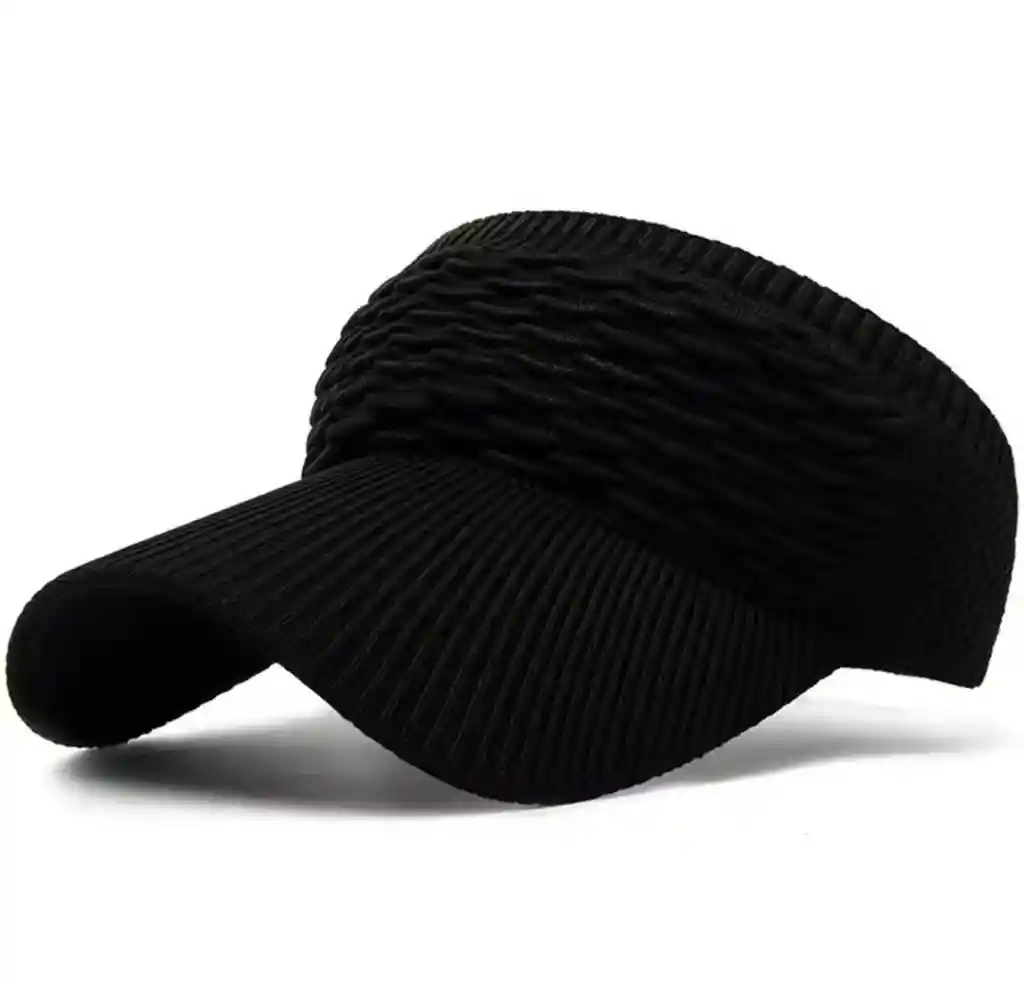 Visera Deportiva Gorra De Sol Running Gorro Unisex Negra