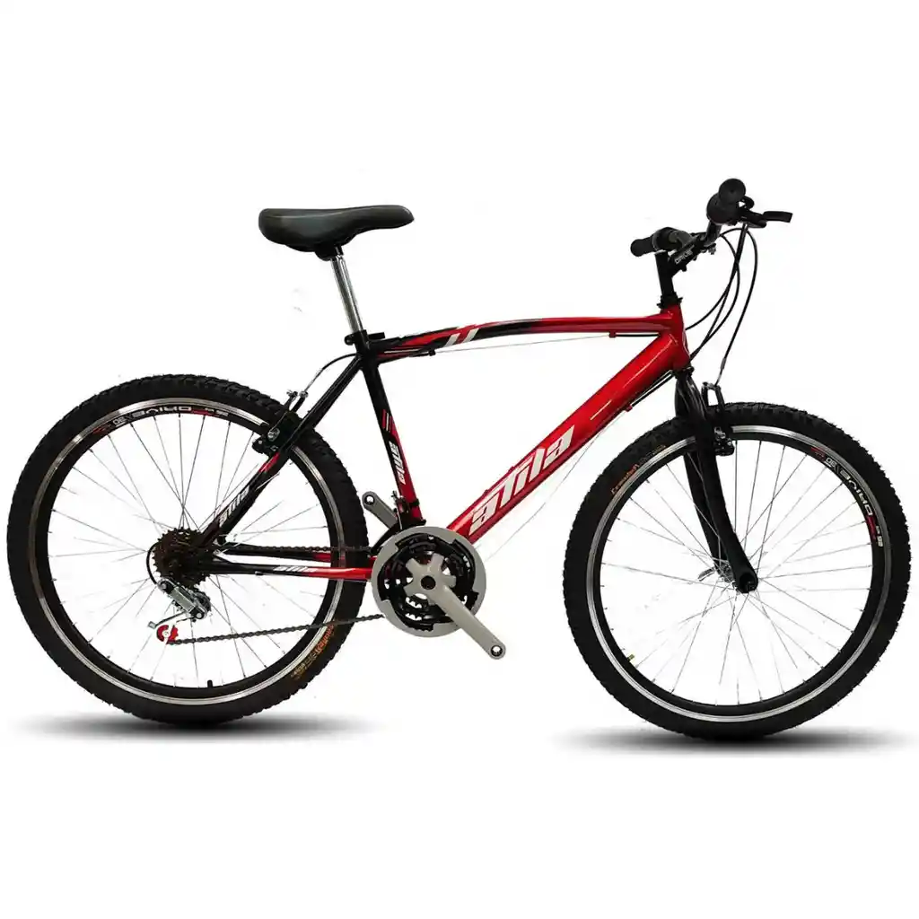 Bicicleta Todo Terreno - Rin 26 Doble Pared Atila 18 Cambios - Roja