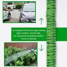 Manguera Expandible De 15 Metros Con Pistola De Riego