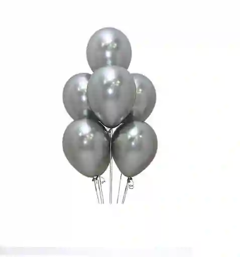 Globo Reflex Plata R12 X 50 Und