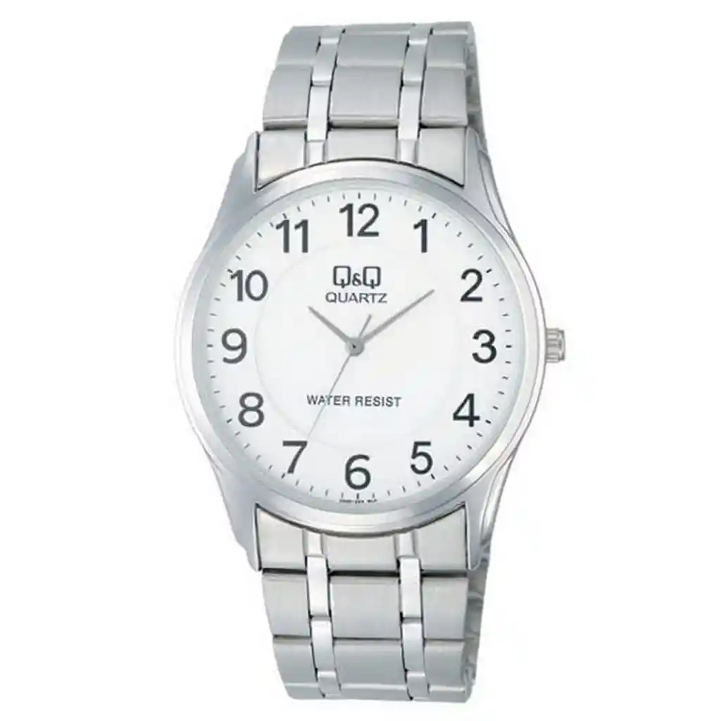 Reloj Qq Qyq Vn20j204y Casual Acero Hombre + Estuche