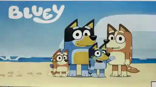 Fondo O Poster Para Fiesta Bluey