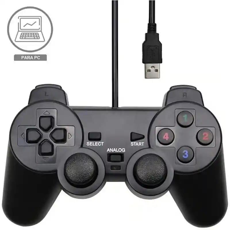 Mando Control Usb Para Pc Y Laptop Modelo Play 2