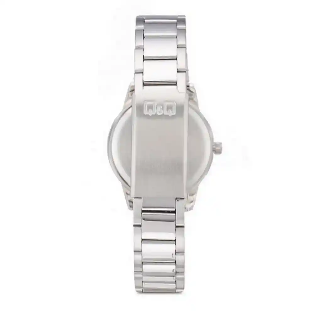Reloj Qq Qyq Qa45j201y Casual Acero Mujer Dama + Estuche