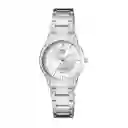 Reloj Qq Qyq Qa45j201y Casual Acero Mujer Dama + Estuche