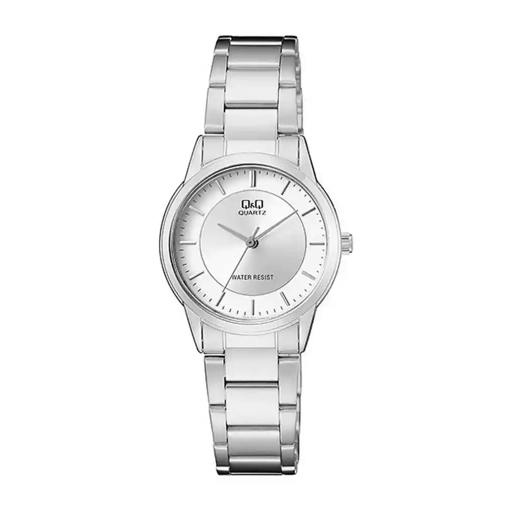 Reloj Qq Qyq Qa45j201y Casual Acero Mujer Dama + Estuche