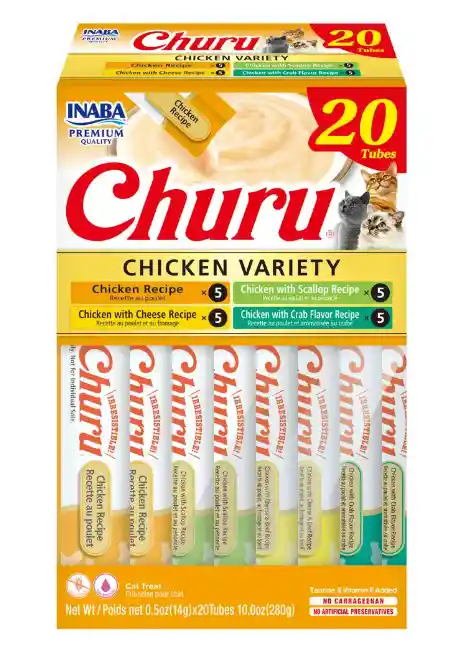 Churu® Cat Box Chicken Variety 20 Piezas