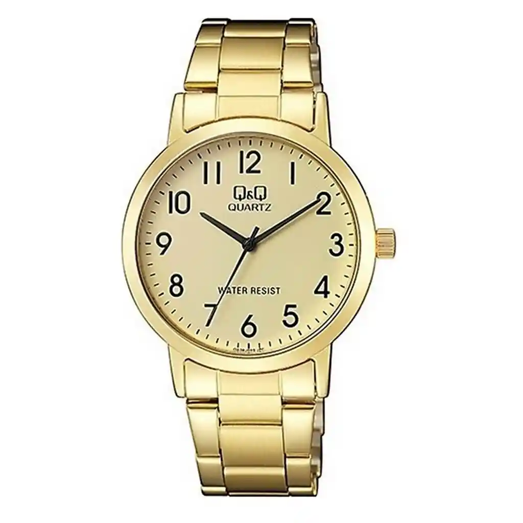 Reloj Qq Qyq Qa38j003y Casual Acero Hombre + Estuche