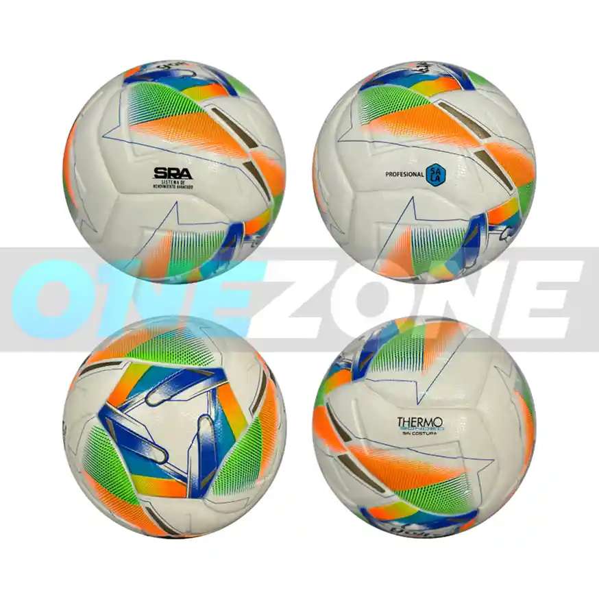 Balón De Fútbol Sala Profesional Golty Latir Thermobonded/blanco