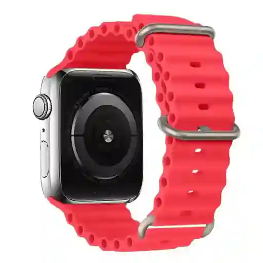 Pulso Apple Watch Ocean Rojo