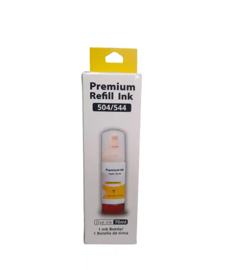 Tinta 544 Epson Yellow Genérica Para Impresora L1110 L3110 L3150 L5190