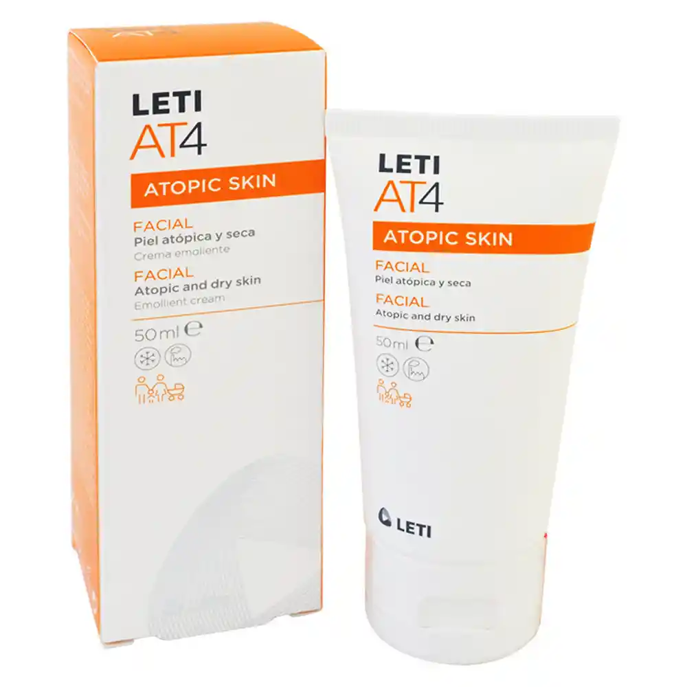 Leti At4 Crema Facial Piel Atópica y Seca