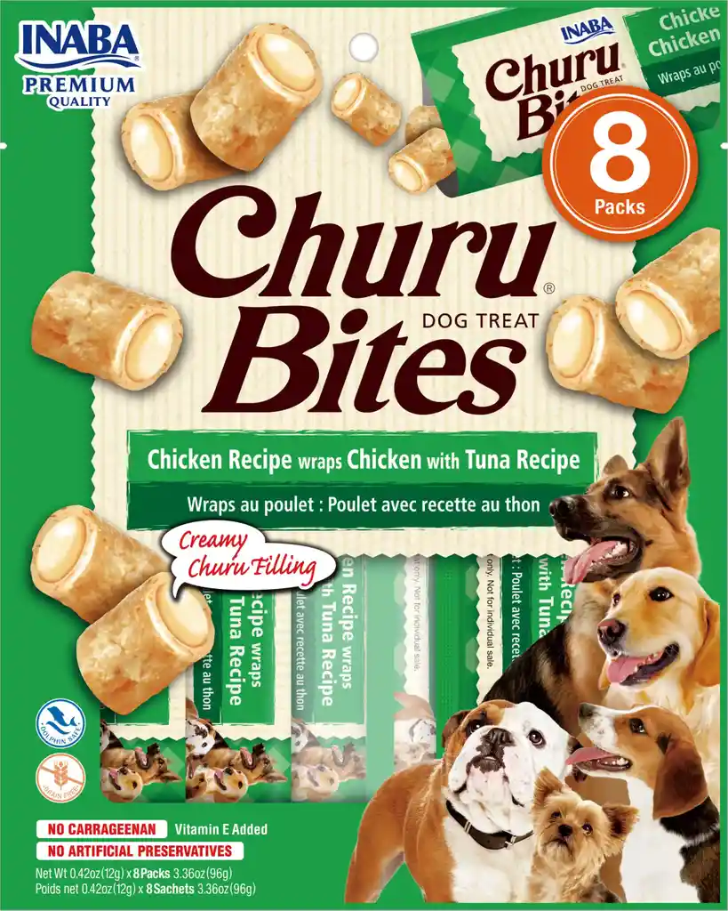 Churu Bite Canino Pollo Y Atun X 8 Unidades