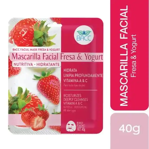 Máscara Fresa Y Yogurt