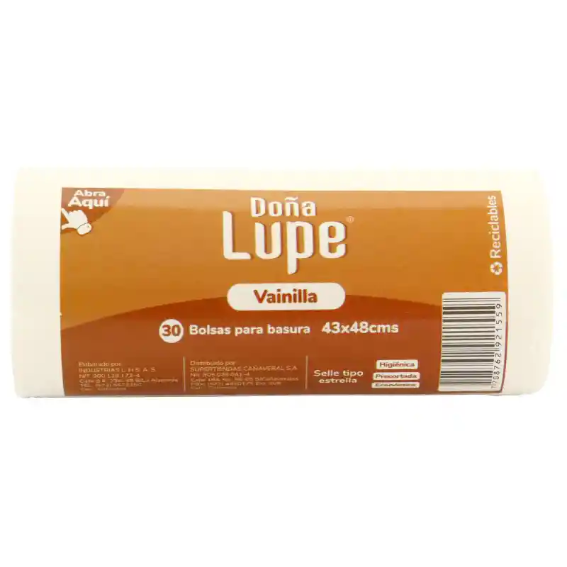 Doña Lupe Bolsa Blanca 43 X 48 cm