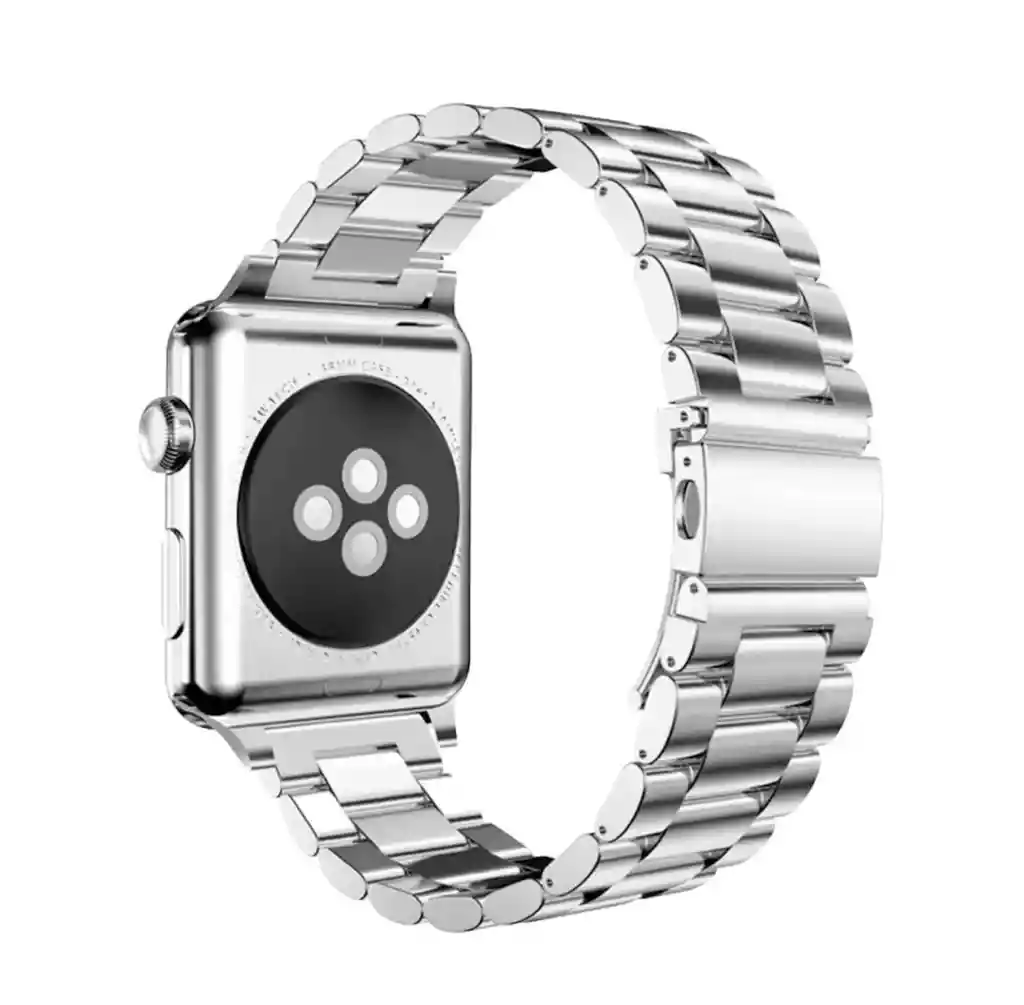 Pulso Apple Watch Metálico Plateado