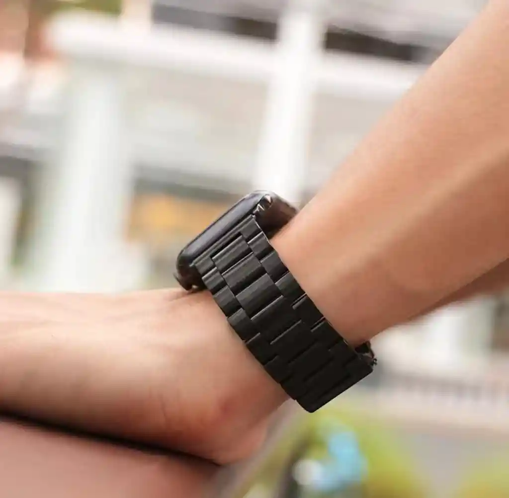 Pulso Apple Watch Metálico Negro