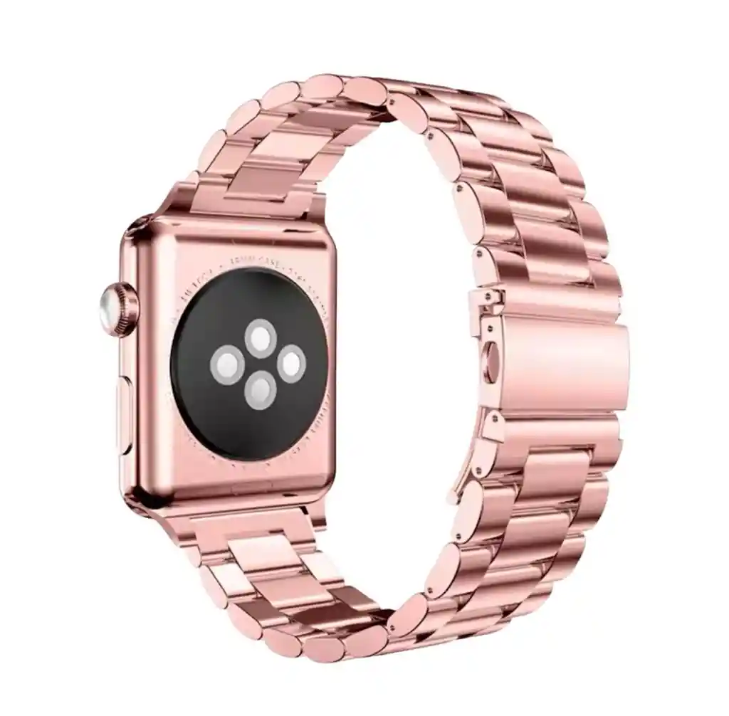 Pulso Apple Watch Metálico Oro Rosa