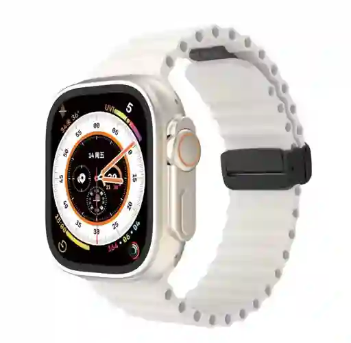 Pulso Apple Watch Ocean Magnetic Blanco
