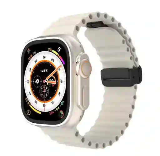 Pulso Apple Watch Ocean Magnetic Beige Oscuro