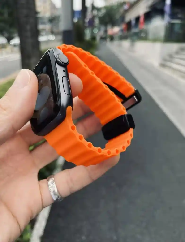Pulso Apple Watch Ocean Magnetic Naranja