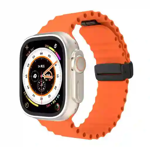 Pulso Apple Watch Ocean Magnetic Naranja