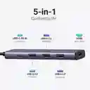 Adaptador Usb C 5 En 1 A Hdmi Usb Macbook Windows Ugreen