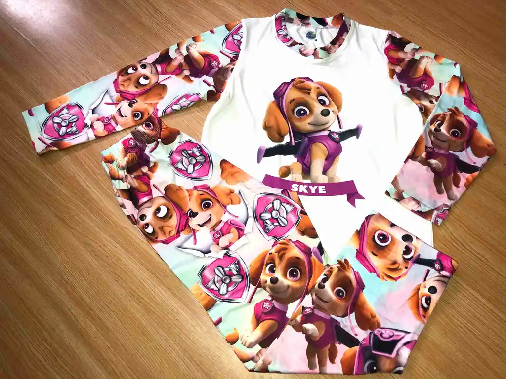 Pijama Niña Paw Patrol Talla 12