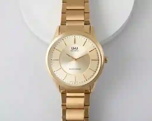 Reloj Qq Qyq Q948j010y Casual Acero Hombre + Estuche