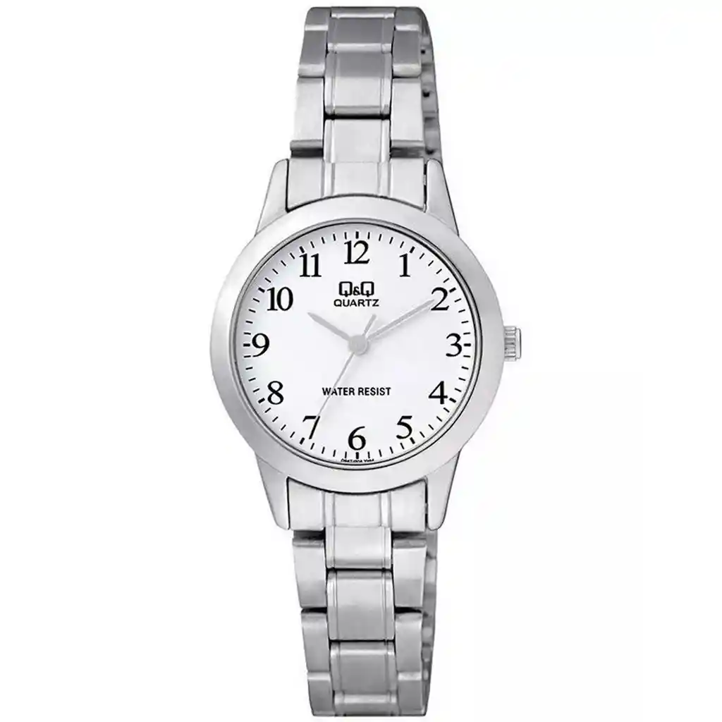 Reloj Qq Qyq Q947j204y Casual Acero Mujer Dama + Estuche