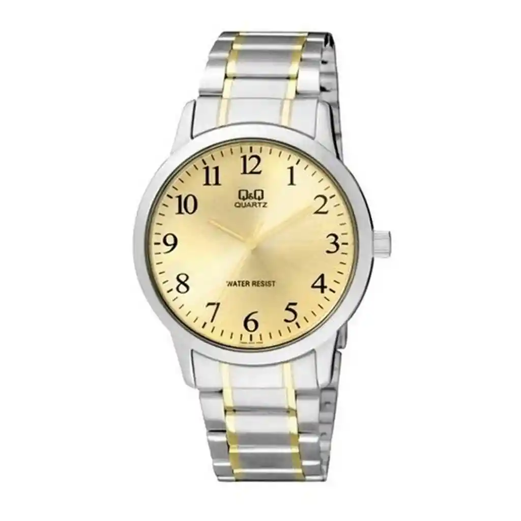 Reloj Qq Qyq Q946j403y Casual Acero Hombre + Estuche
