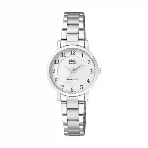 Reloj Qq Qyq Q945j204y Casual Acero Mujer Dama + Estuche