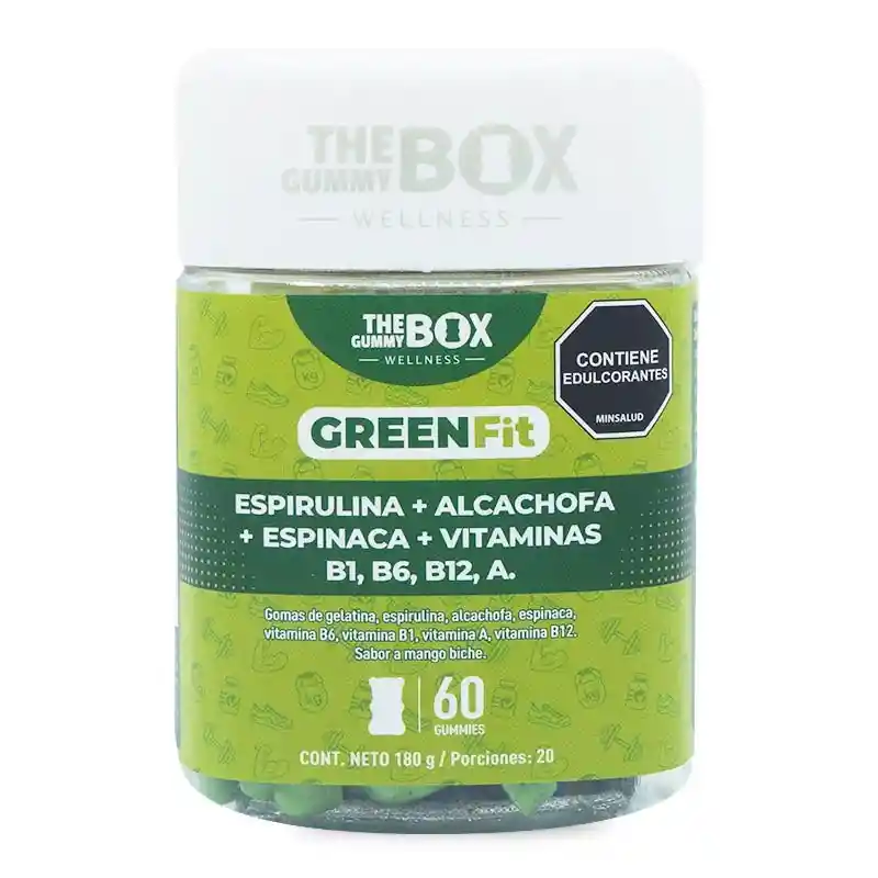 Green Fit X 60 Gomas The Gummy Box