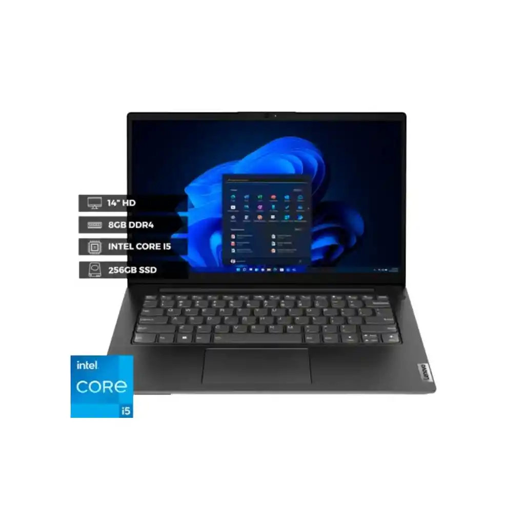 Lenovo V14-g4iah Core I5 1250u (1,8ghz) - 8gb - 256gb Ssd - Pantalla 14" Fhd - Free - Rj45 ( Chasis Corporativo)