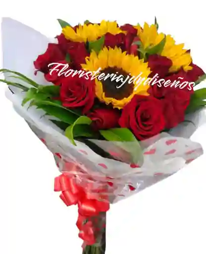 Bouquet De Rosas Directo Al Corazon