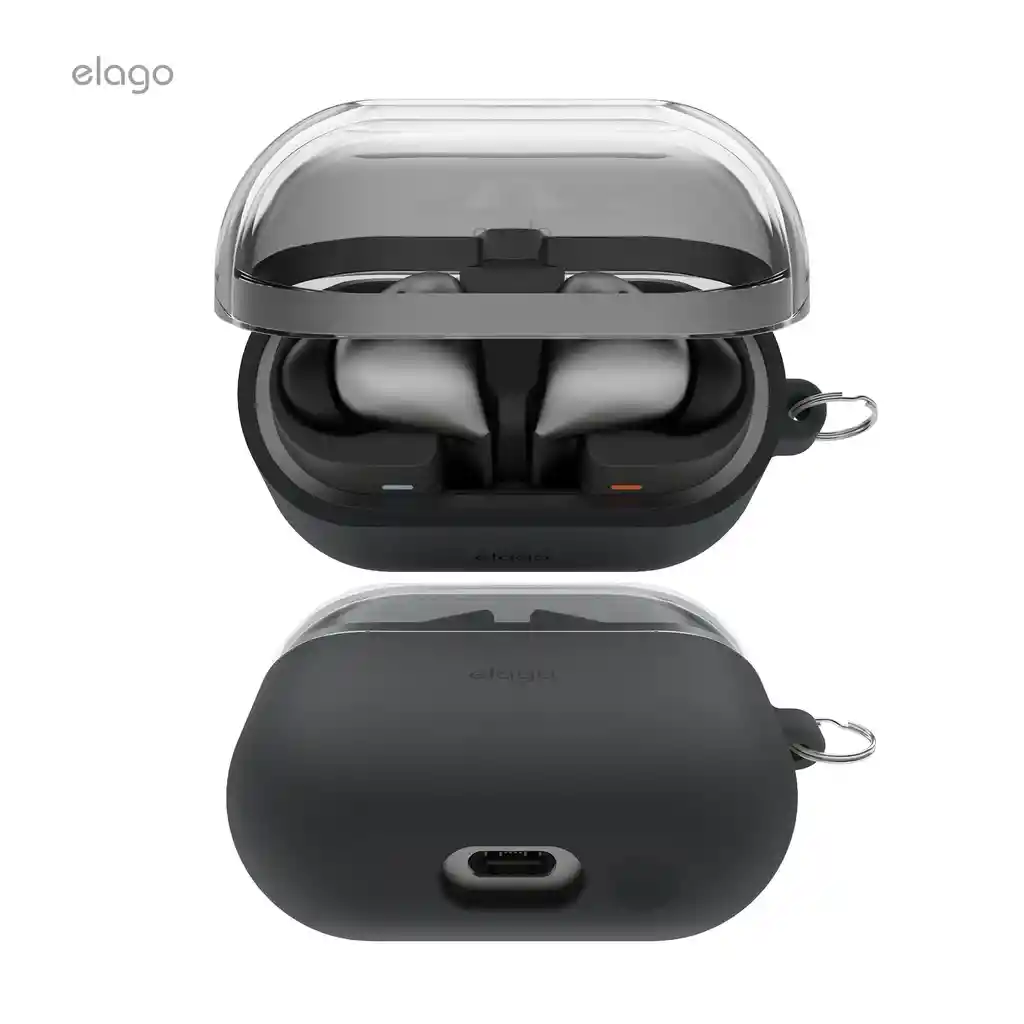 Elago Estuche Para Galaxy Buds 3 / Buds 3 Pro Duo Con Arnes En Negro