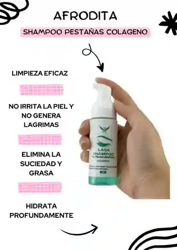 Afrodita Shampoo Pestañas Colageno