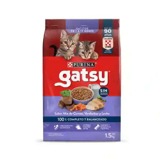 Gatsy Carne Verduras Y Leche X 1.5 Kg