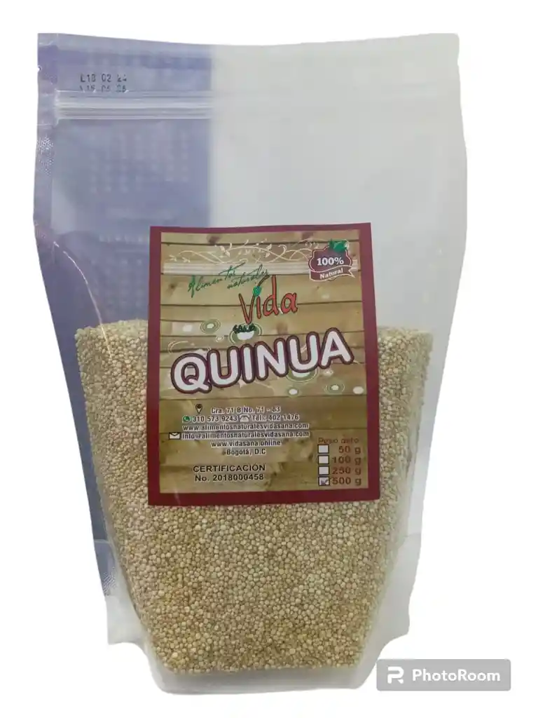 Quinua En Pepa X 500 Gms Vida Sana