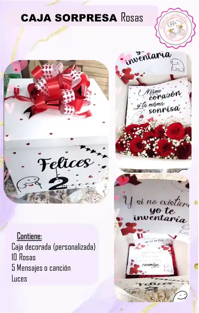 Caja Sopresa Rosas
